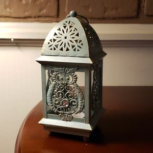 Owl Lantern Candle Holder